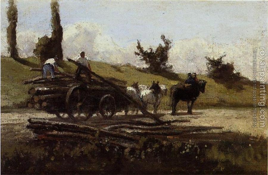 Camille Pissarro : The Wood Cart